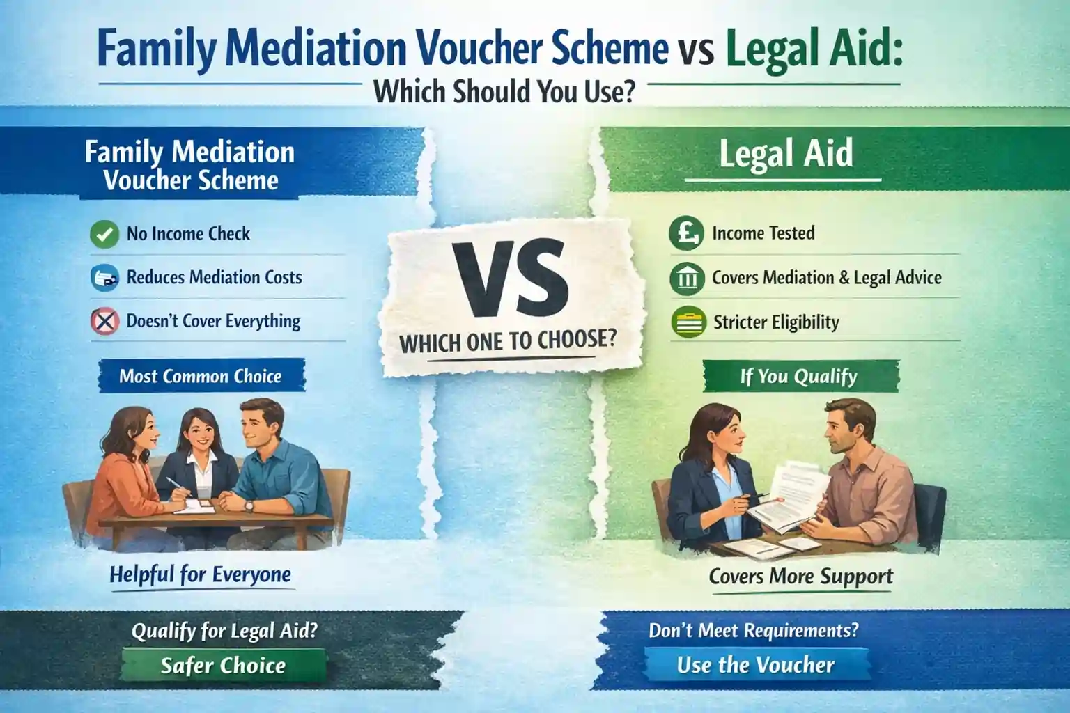 Family Mediation Voucher Scheme vs Legal Aid: Which Should You Use Macclesfield?
