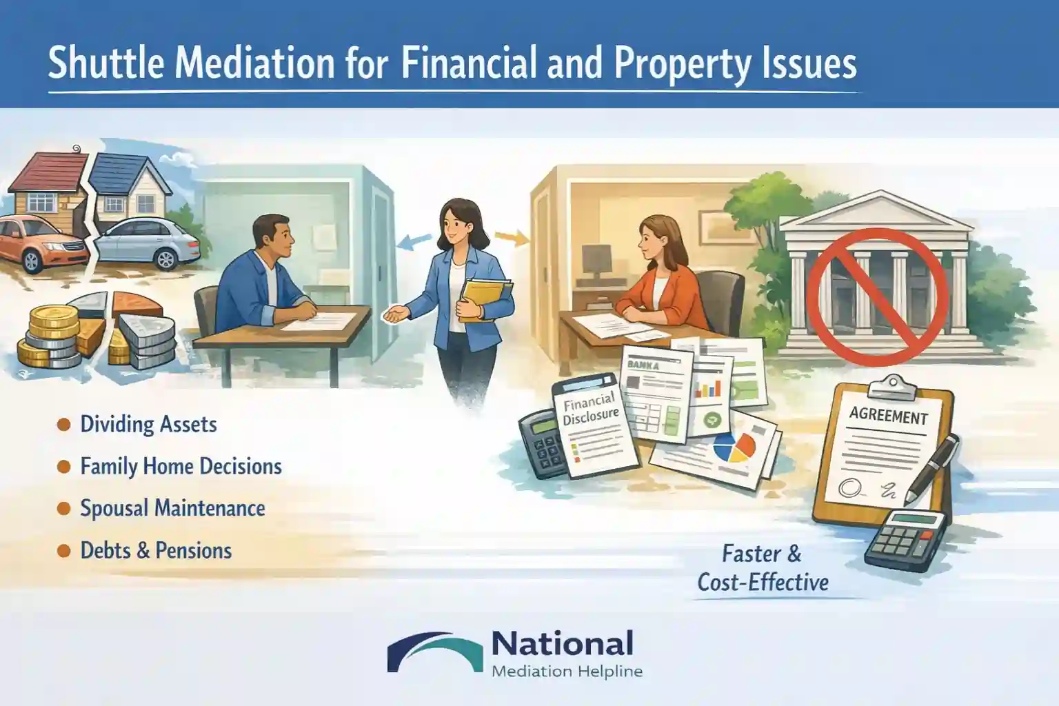 Shuttle Mediation for Financial and Property Issues Macclesfield